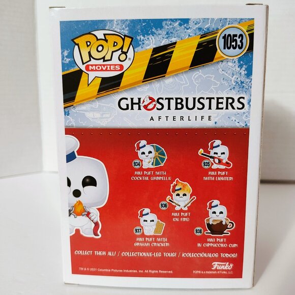 Pop! Movies - Ghostbusters Afterlife - Mini Puft (Zapped) #1053 - Target Exc - Picture 3 of 6